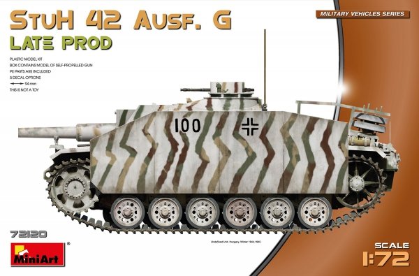MiniArt 72120 StuH 42 Ausf. G LATE PROD. 1/72
