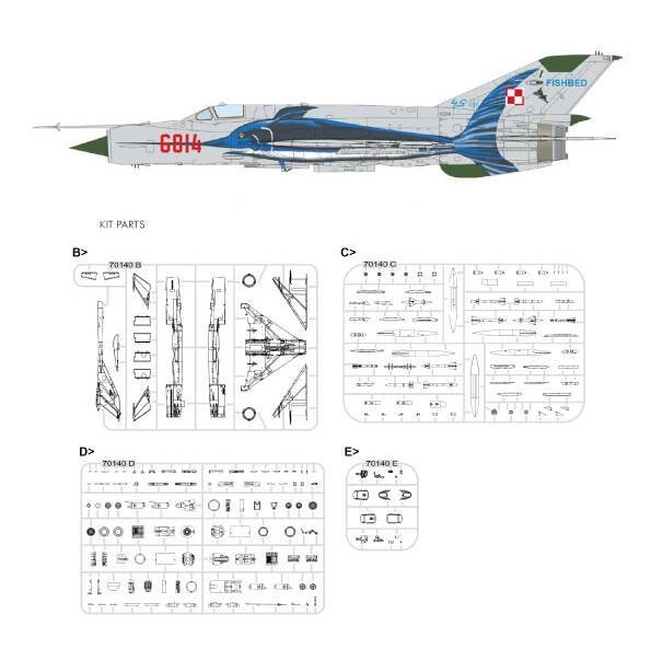  Eduard 7458 MiG-21MF Fighter Bomber Weekend edition 1/72