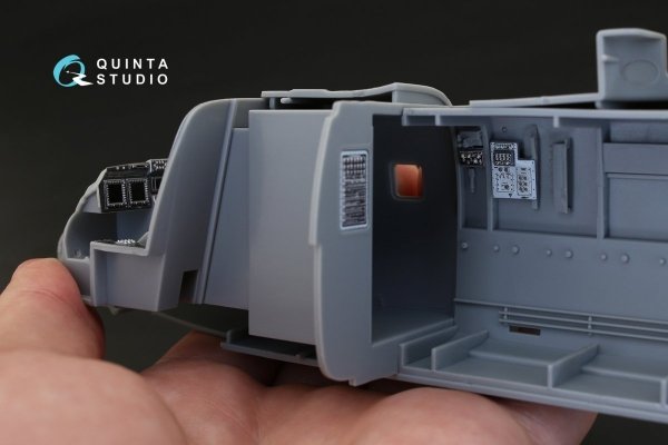 Quinta Studio QD48182 MV-22 Osprey 3D-Printed &amp; coloured Interior on decal paper (for HobbyBoss kit) 1/48