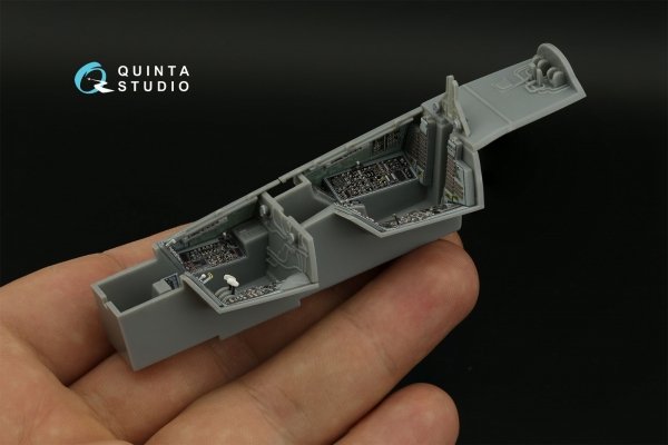 Quinta Studio QD48395 F-14A 3D-Printed &amp; coloured Interior on decal paper (Hobby Boss) 1/48