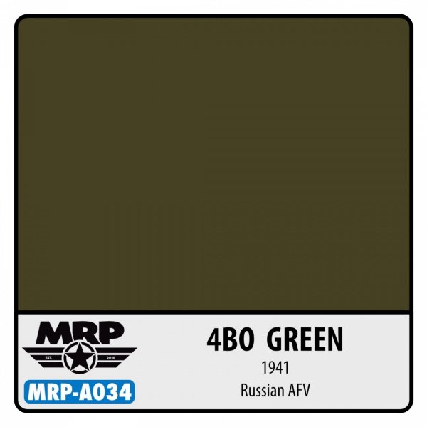 Mr. Paint MRP-A034 4BO - 1941 - Russian AFV Green - aqua colors - 17ml