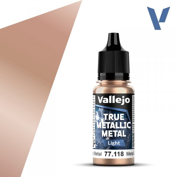 Vallejo 77118 Rusty Metal - True Metallic Metal - Light 18ml
