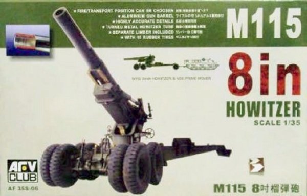 AFV Club 35S06 M115 8in Howitzer (1:35)