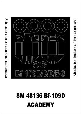 Montex SM48136 Bf-109D ACADEMY