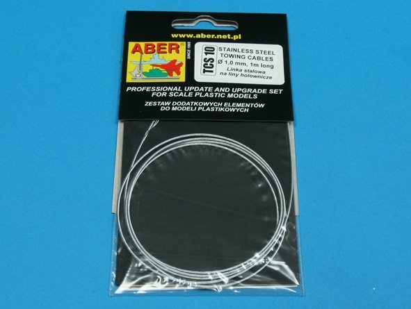 Aber TCS10 Stainless Steel Towing Cables 1,0mm, 1m long