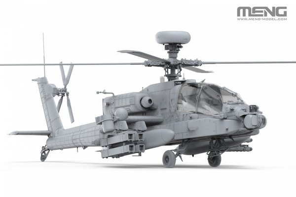 Meng Model QS-005 AH-64 D Saraf - Heavy Attack Helicopter (Israeli Air Force) 1/35
