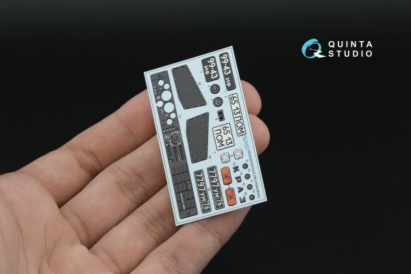 Quinta Studio QDS-35159 KrAZ-260 3D-Printed &amp; coloured Interior on decal paper (HobbyBoss) (Small version) 1/35