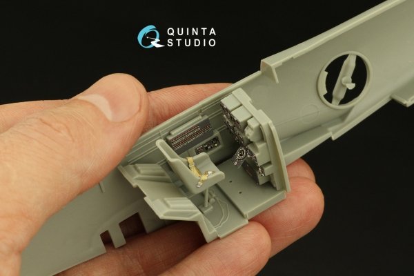 Quinta Studio QD48353 Me 410 3D-Printed &amp; coloured Interior on decal paper (Meng) 1/48