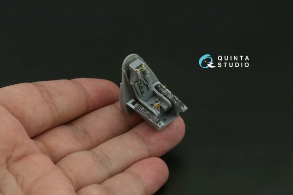 Quinta Studio QD48621 A-4E Skyhawk 3D-Printed &amp; coloured Interior on decal paper ( Hobby Boss ) 1/48