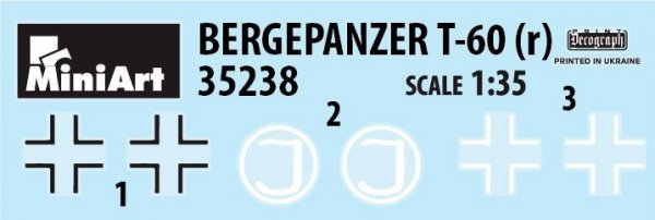 MiniArt 35238 BERGEPANZER T-60 ( r ) INTERIOR KIT 1/35