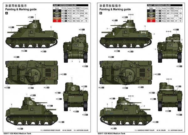 I Love Kit 63517 M3A3 Medium Tank 1/35