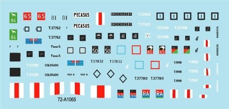 Star Decals 72-A1065 ANZAC # 2. New Zealand and Australian tanks and AFVs in Africa and Middle East WW2. 1/72