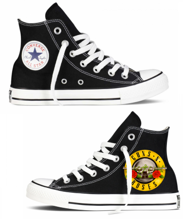 Converse -Sneakers - Czarne - Z nadrukiem 