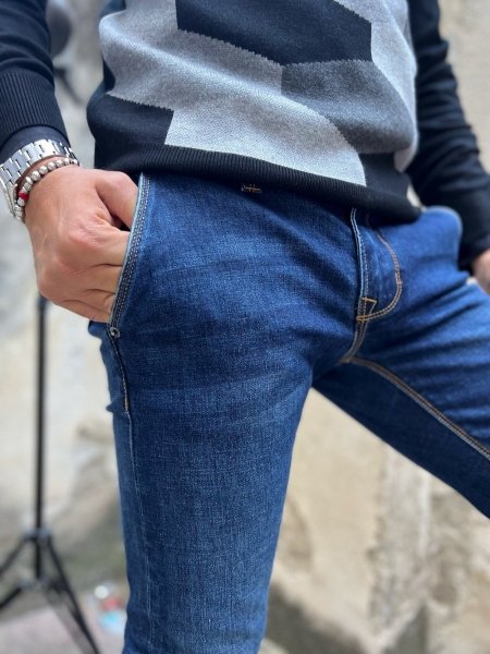 Jeans uomo - Tasca america - Slim - Key Jey - Abbigliamento uomo - Gogolfun.it