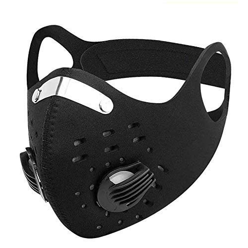 Maska antysmogowa na rower z filtrem PM 2.5 BASIC LIGHT czarna