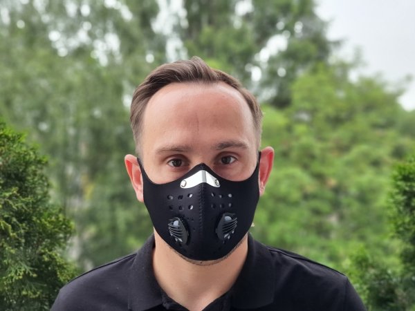 maska antysmogowa z filtrem węglowym BASIC