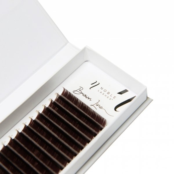 Brown Line Lashes D 0,05 BLACK BROWN