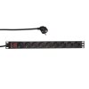Listwa zasilająca LogiLink do szaf PDU9C02 19&quot; 16A PDU 9x Schuko 2m czarna