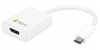 Adapter Techly USB31-HDMI USB-C 3.1 na HDMI M/Ż, biały 0,15m IADAP