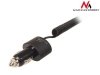 Ładowarka samochodowa Maclean MCE76 2xUSB, lightning spiralny 1,8m 5,2A