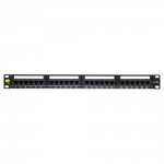 Patch panel 19'' Netrack 1U, 24-porty kat. 5e UTP, z półką