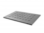 Półka do open rack 19&quot; 800MM czarna Lanberg (1U/480.5X580mm udźwg do 120kg, montaż 4-punktowy)