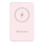 Powerbank Verbatim Charge 'n' Go Magnetic Wireless 10000mAh USB-C PD 3.0 Pink