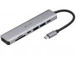 Kabel adapter 7w1 Tracer A-2, USB Type-C z czytnikiem kart, HDMI 4K, USB 3.0, PDW 60W