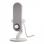 Mikrofon przewodowy KRUX Pin White USB-C biały