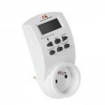 Timer cyfrowy Maclean MCE05 10 programów 3600W, czasomierz, programator cyfrowy max 156 programów