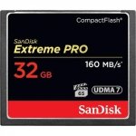 OUTLET: Karta pamięci Compactflash SanDisk Extreme PRO 32GB 160/150 MB/s - OTW OPAK