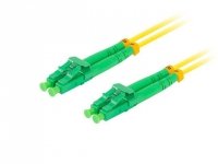 Patchcord światłowodowy Lanberg SM LC/APC-LC/APC DUPLEX 3.0mm LSZH G657A1 2m żółty 