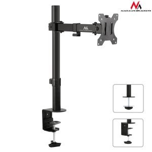 Uchwyt biurkowy do monitora Maclean MC-752 13-32&quot; 8kg czarny VESA 75x75 oraz 100x100