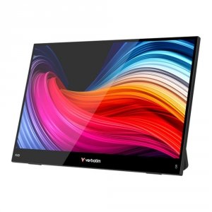 Monitor przenośny dotykowy Verbatim 14" Portable Touch LIGHT IPS FHD 60Hz Mini HDMI 2xUSB-C głośniki