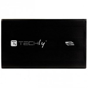 Obudowa na dysk Techly SATA 2.5&quot;, USB 3.0, aluminiowa, czarna