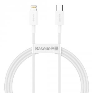 Kabel przewód USB-C / Typ-C - Lightning / iPhone 100cm Baseus CATLYS-A02 z obsługą szybkiego ładowania 20W PD