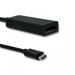 Kabel adapter Qoltec USB 3.1 typ C M / DisplayPort Żeński | 4K | 0,23m