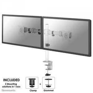 Uchwyt ścienny do ekranów Neomounts NM-D135DWHITE 10&quot;-27&quot; max 8 kg max VESA 100x100 Biały