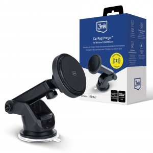 Uchwyt samochodowy z ładowarką indukcyjną 3mk Car MagCharger for Window &amp; Dashboard
