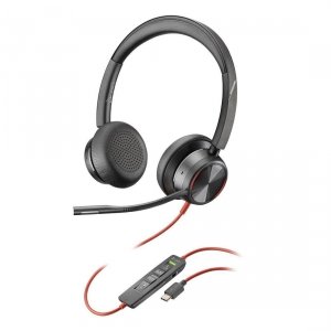Słuchawki z mikrofonem Poly Blackwire BW8225 USB-C WW czarne