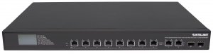 Switch niezarządzalny Intellinet 8x 10/100/1000 Mbps Ultra PoE 180W + 2xSFP/2xRJ45 Combo Rack 19&quot; LCD