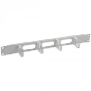 Organizer Kabli Intellient Rack 19&quot; 1U 4 uchwyty, szary