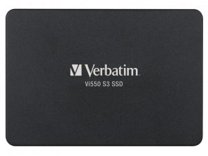 Dysk SSD wewnętrzny Verbatim Vi550 S3 256GB 2.5&quot; SATA III czarny