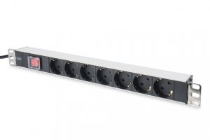 Listwa zasilająca DIGITUS 19&quot; 1U  7 gniazd 16A 2m