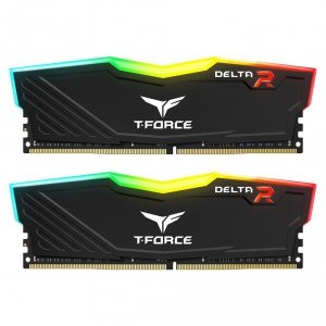 Pamięć DDR4 Team Group T-FORCE Delta RGB 64GB (2x32GB) 3200MHz CL16 1,35V Czarna