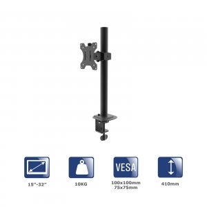 Uchwyt biurkowy do monitora Akyga AK-MB-03 ramię 10kg VESA 75x75mm / 100x100mm 15-32&quot;