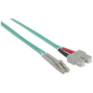Światłowód krosowy TechlyPro LC-SC duplex 50/125 OM3, MM 2m