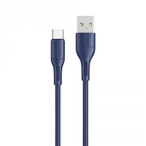 Kabel USB Usams U68 USB-C 1m Fast Charge -niebieski