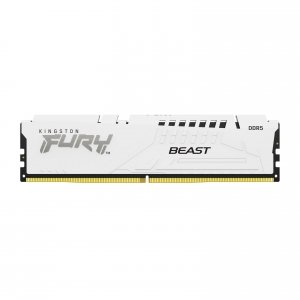 Pamięć DDR5 Kingston FURY Beast 32GB (1x32GB) 6400MHz CL32 1,4V White XMP