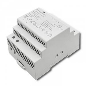 Zasilacz na szynę DIN Qoltec | 92W | 24V | 3.83A | Szary